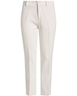Daniele Alessandrini Pants Polyester, Elastane - White