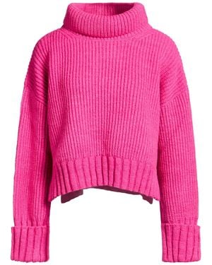 Akep Rollkragenpullover - Pink