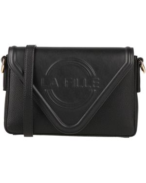 La Fille Des Fleurs Cross-body Bag - Black