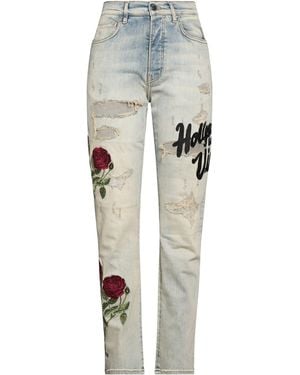 Amiri Jeans Cotton, Elastomultiester, Elastane - Gray