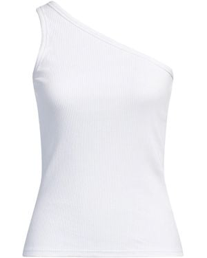 Gestuz Top Cotton, Elastane - White