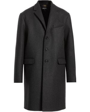 DSquared² Coat Wool, Polyamide, Elastane - Black