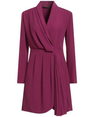 Annarita N. Mini Dress Polyester, Elastane - Purple