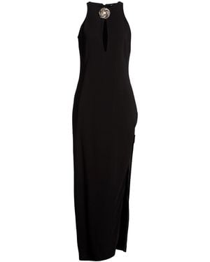 Amen Maxi Dress Viscose, Elastane - Black