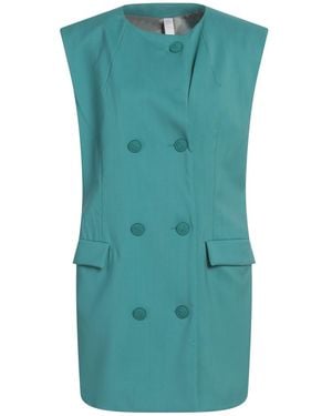 Hevò Overcoat & Trench Coat - Green