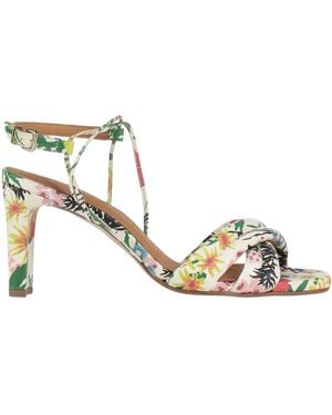 Pedro Miralles Sandals Leather - Metallic