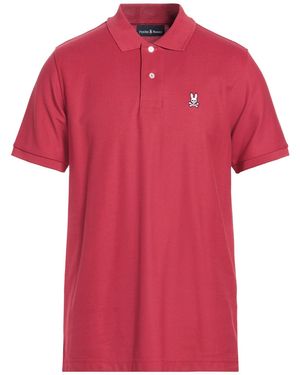 Psycho Bunny Polo Shirt Pima Cotton - Red