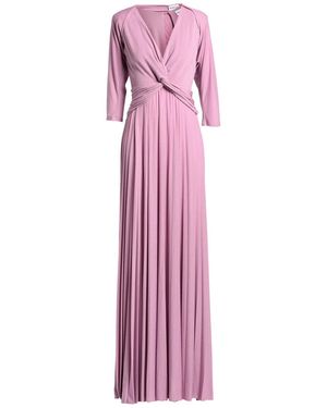 Marella Maxi Dress Viscose, Polyester, Metallic Fiber, Elastane - Pink