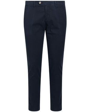 Roy Rogers Midnight Pants Cotton, Elastane - Blue