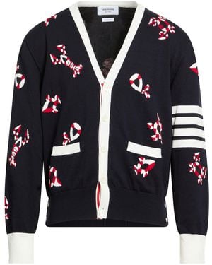 Thom Browne Cardigan Cotton, Polyamide - Blue