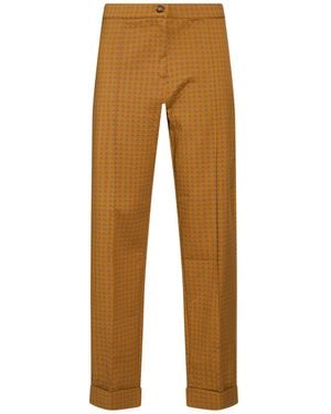 Elena Miro Pants Cotton, Polyamide, Elastane - Multicolor