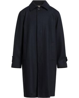 Maison Flâneur Overcoat & Trench Coat Virgin Wool, Polyester, Polyamide - Blue