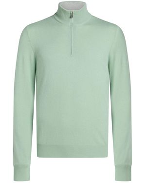 Gran Sasso Turtleneck Virgin Wool, Cashmere, Viscose - Green