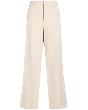 Ami Paris Light Pants Cotton - Natural