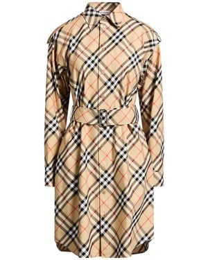 Burberry Mini Dress Cotton - Natural