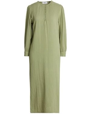 Not Shy Midi Dress Cotton - Green