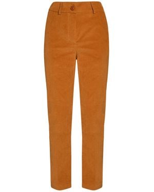 Momoní Trousers Linen, Polyamide, Cotton, Elastane - Orange