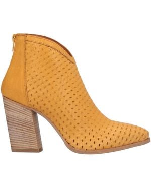 Anna Baiguera Botines de caña alta - Naranja