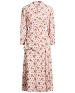 Antik Batik Midi Dress - Pink