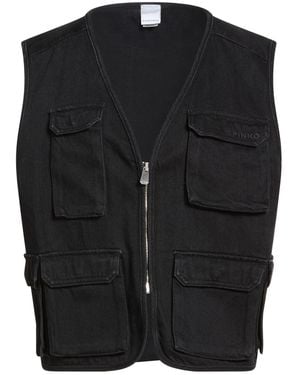 Pinko Denim Outerwear - Black