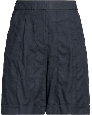 Peserico Midnight Shorts & Bermuda Shorts Viscose, Cotton, Polyamide - Blue