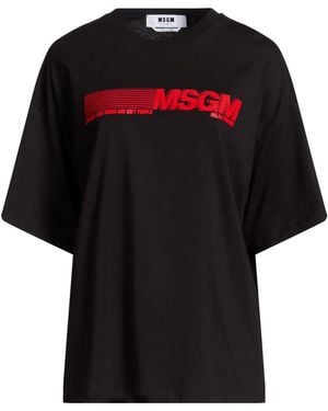 MSGM Camiseta - Negro