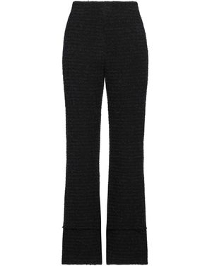 Erika Cavallini Semi Couture Trousers Acrylic, Wool, Polyester, Polyamide - Black