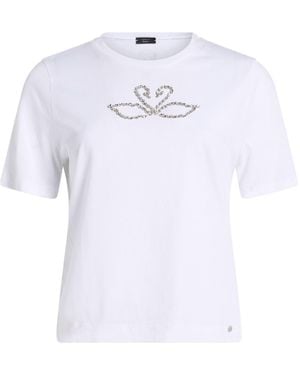 Marc Cain T-Shirt Cotton - White