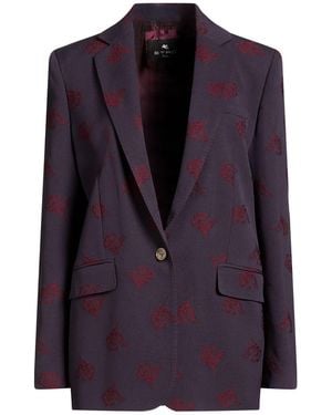 Etro Blazer Acetate, Viscose, Polyester, Elastane - Purple