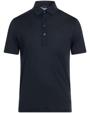 Paul & Shark Polo Shirt Silk, Cotton - Blue