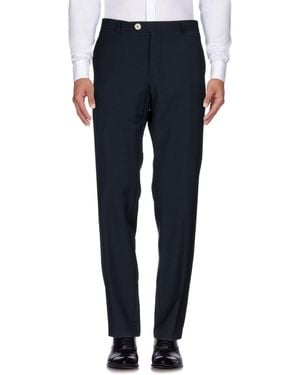 Manuel Ritz Midnight Trousers Virgin Wool - Blue
