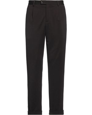 Daniele Alessandrini Trousers Polyester, Viscose, Elastane - Black