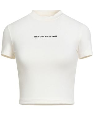 Heron Preston T-Shirt Cotton, Polyester, Elastane - White