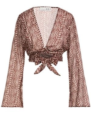 Haveone Top Cotton, Silk - Pink