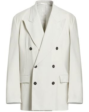 Grifoni Light Blazer Virgin Wool, Elastane - White