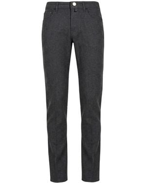 Jacob Cohen Pants Virgin Wool, Elastane - Gray