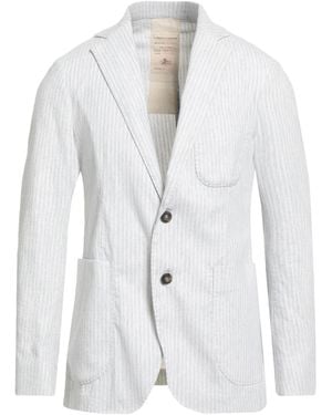 Messagerie Patrizio Piscaglia Blazer Polyester, Cotton - White