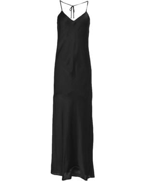 Atos Lombardini Maxi-Kleid - Schwarz
