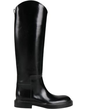 Jil Sander Boot Leather - Black