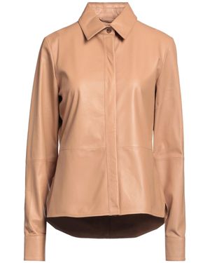 Arma Tan Shirt Lambskin - Black