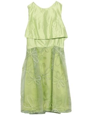 Nora Barth Mini Dress Acrylic, Polyester, Cotton - Green
