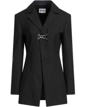 Moschino Blazer Polyester, Wool, Elastane - Black