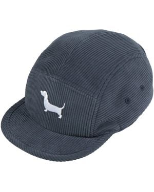 Thom Browne Slate Hat Cotton, Polyester - Blue