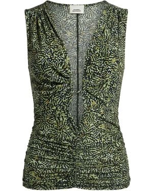 Isabel Marant Top Viscose, Elastane - Green