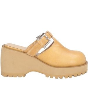 OSOI Mules & Clogs Cow Leather - Natural