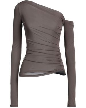 Isabel Benenato Lead Top Viscose - Brown