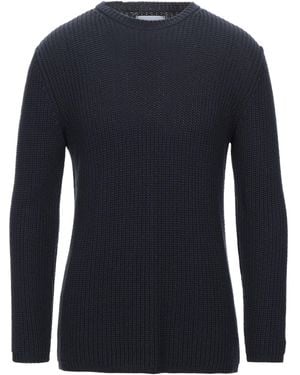 Officina 36 Midnight Jumper Acrylic, Wool, Cotton - Blue
