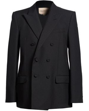Valentino Garavani Blazer Polyester, Wool - Black