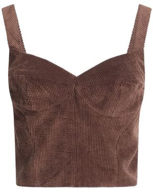 No Secrets Top - Brown