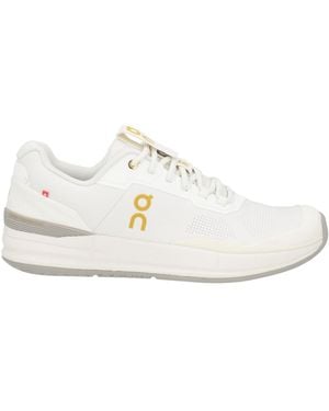 On Shoes Trainers Textile Fibres, Synthetic Material - White